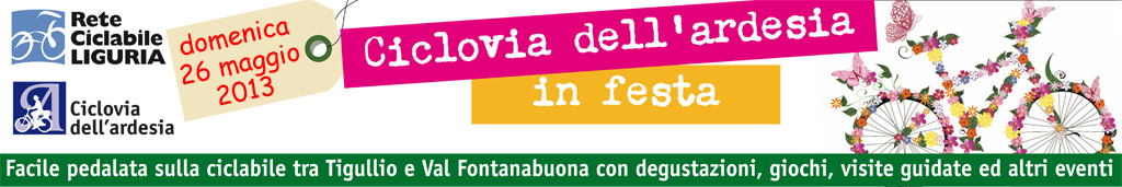 26 maggio, ritorna la Ciclovia dell’Ardesia in festa