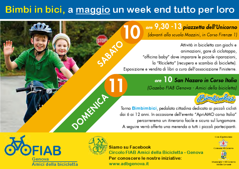 Week end della bicicletta a maggio