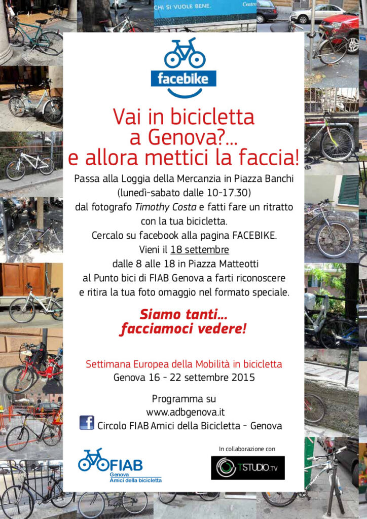 Nasce Facebike: chi va in bici a Genova ci mette la faccia!