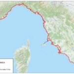 ciclovia tirrenica tracciato