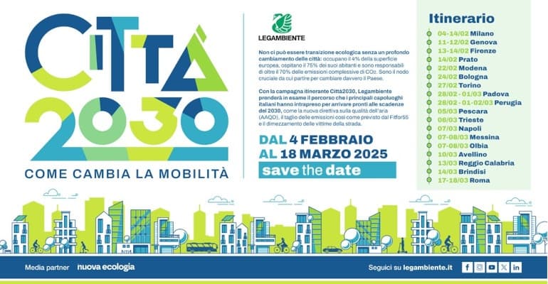 Città2030 - come cambia la mobilità, campagna Legambiente