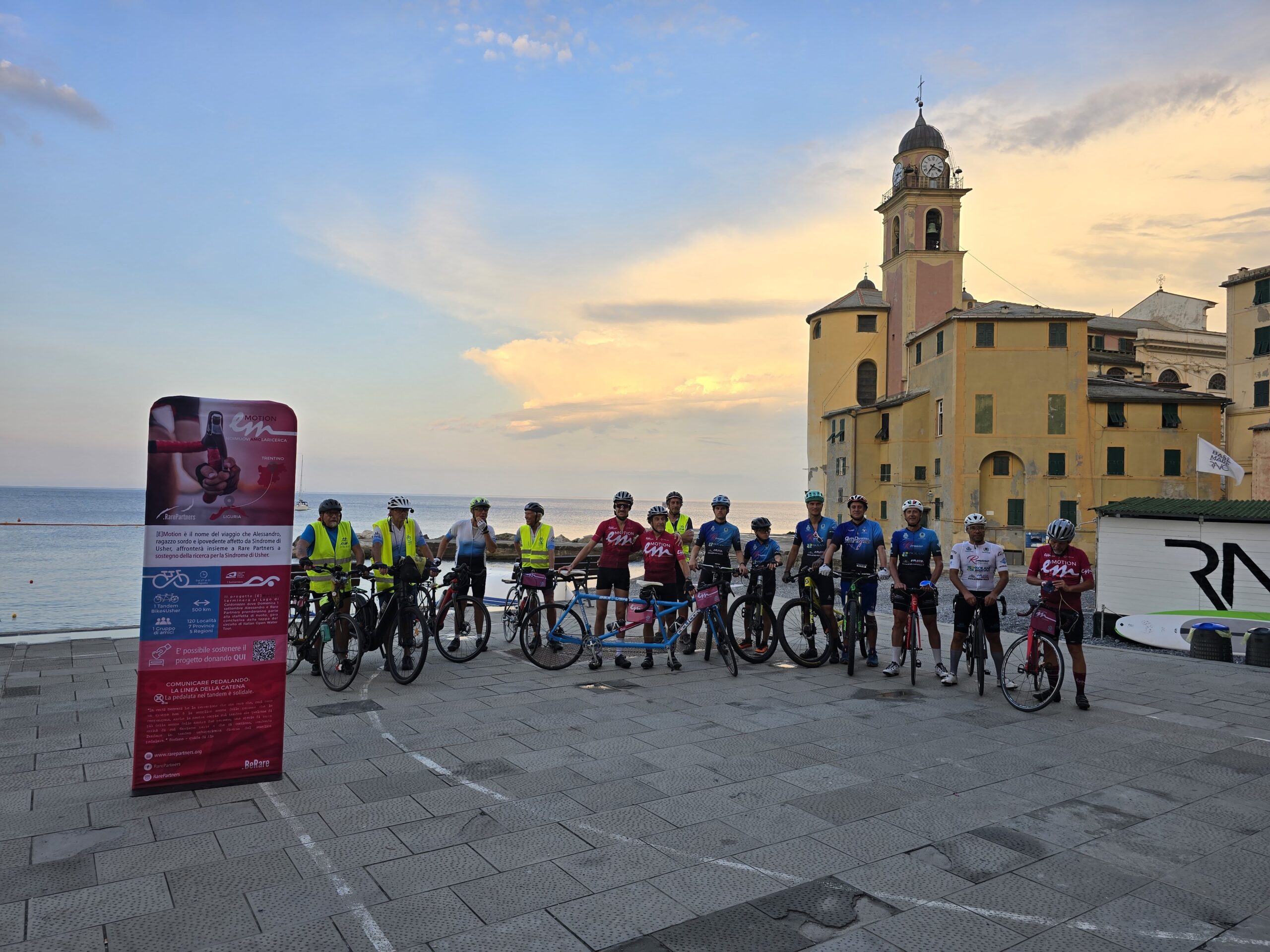 [E]Motion partenza da Camogli Agosto 2024