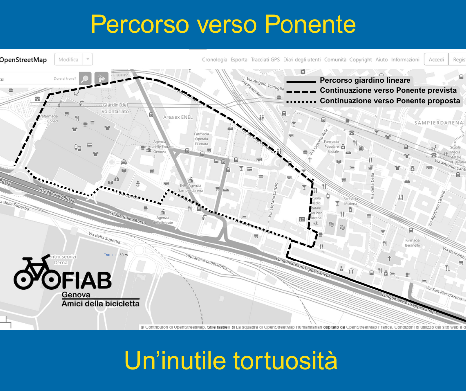 Ristrutturazione di Via Sampierdarena, si poteva fare di meglio.