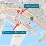 Porto Antico: ciclabile interrotta, ci pensiamo noi a spiegare come passare!