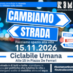 Cambiamo strada! Il 15 novembre una Ciclabile Umana in via XX Settembre